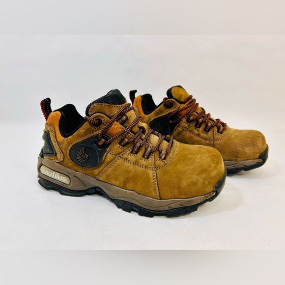 Nautilus Composite Safety Toe Brown Leather Work Boot size 8.5 - Picture 1 of 12